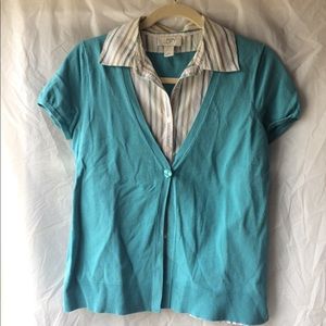 10/$13! 2in1 Button Down/sweater